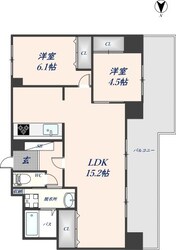 ライオンズマンション東大阪の物件間取画像